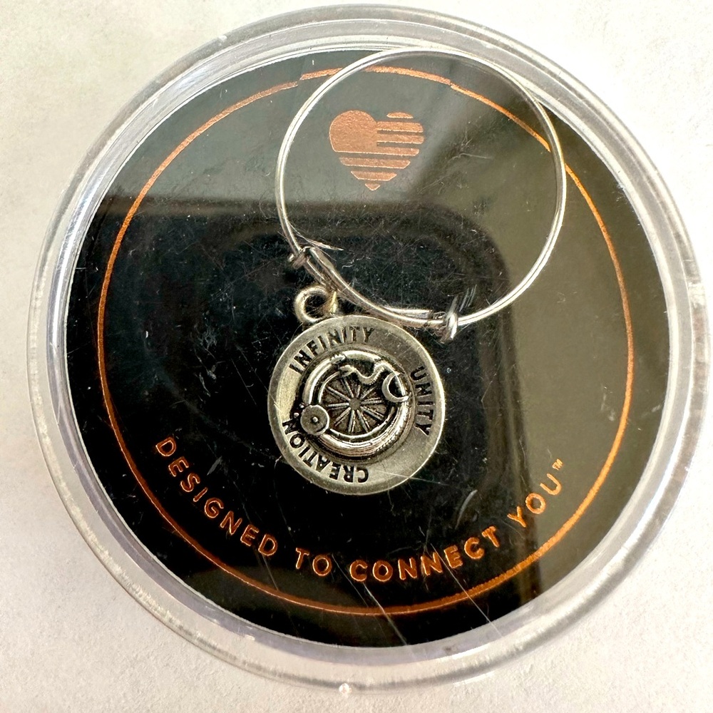 Alex & Ani silver Ouroboros Ring